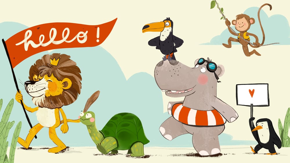 Kinderbuchillustration