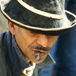 brasilian man with cigar