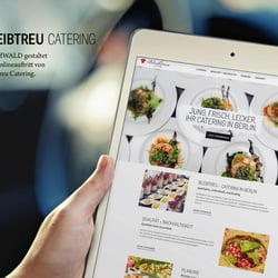 Onlineauftritt – Bleibtreu Catering