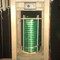 Installation „Interaktive Laseruhr“
