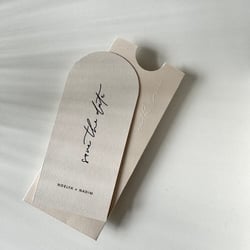 modern-save-the-dates arch shaped