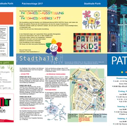 Flyer für die Patchworkmesse 2017 Seite 1