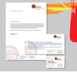 Gestaltung Layout – Briefbogen Kopplimentkarte Visitenkarte