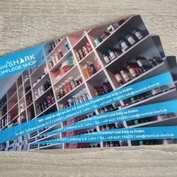 Flyer für Chemical-Shark Autopflegeshop
