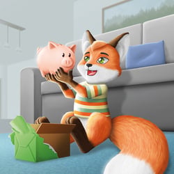 Kinderbuch „Der Sparschweinbaum“