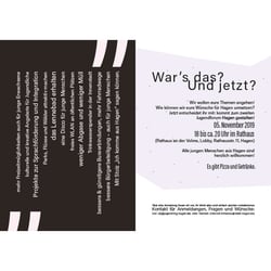 Flyer Rückseite