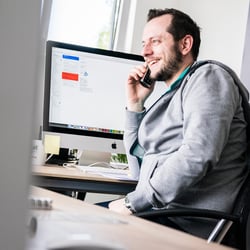 Mitarbeiterfoto im Büro