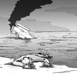 Illustration zu einem Hörspiel