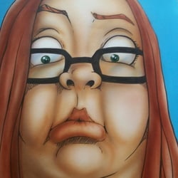 Airbrush, Tusche