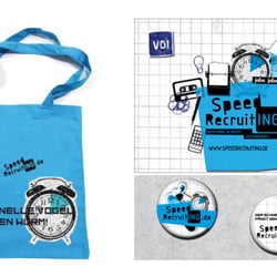 Speed-Recruiting-Tag des VDI, Grafische Konzeption und Werbemittel