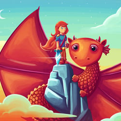 Illustration „Drache“