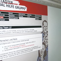 Caritas, Darmstädter Sozialhilfegruppe – Gestaltung und Programmierung