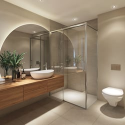 3D Rendering Badezimmer