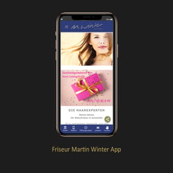 App eines Friseursalons