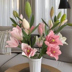Lilien aus krepppapier