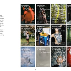 Plakatgestaltung, Gruppenausstellung: „Boundaries of Selfhood“, 2024