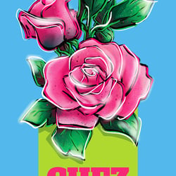 Tischdeko: Rosen