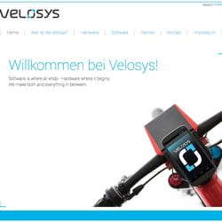 Velosys Corporate-, Web- und App-Screen-Design