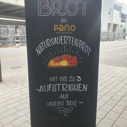 Pano Gastronomie handgemalte Tafel