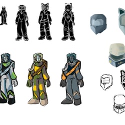 Konzept Scifi outfits