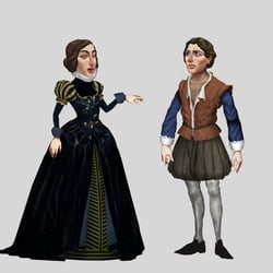 Characterdesign for 2D Animation (Scherenscnitt/Cutout)