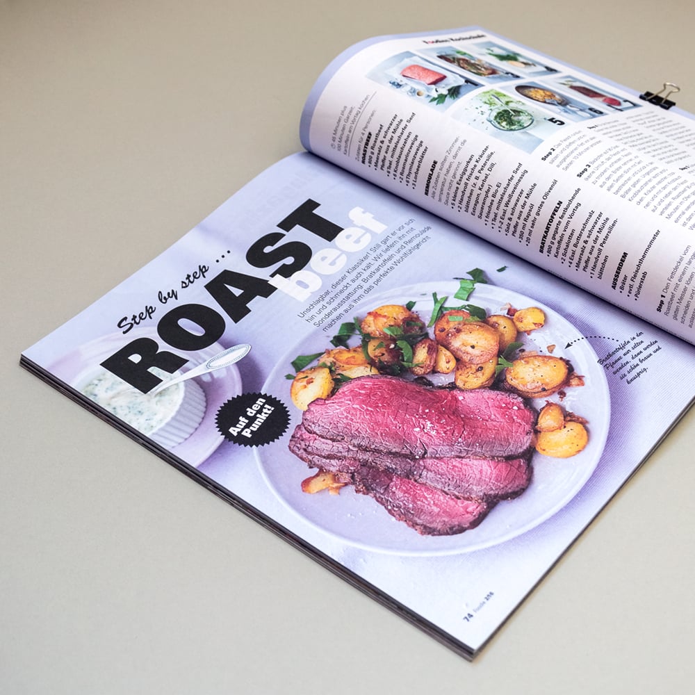 Editorial Design – Foodie Magazin
