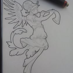 Art Nouveau Engel
