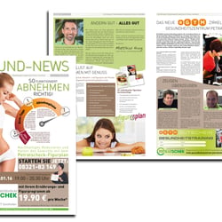 Folder, Gesund-News Petratschek, Sonthofen