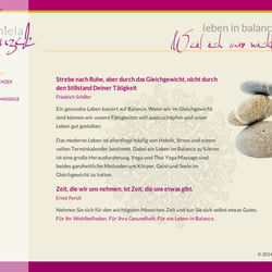 Yoga Website mit CMS (WordPress)