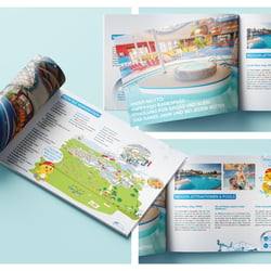 Imagebroschüre für die H2O Therme