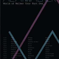 Alan Walker Tour Poster