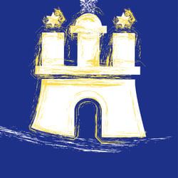 im Stil von Yves Klein