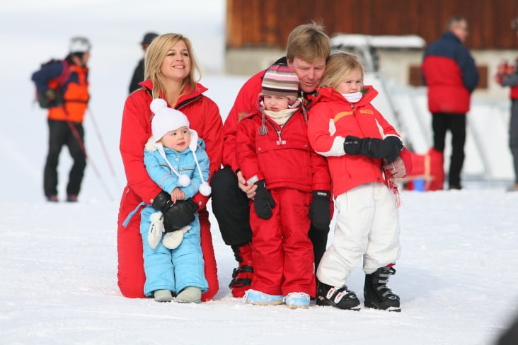 Holländische Königsfamilie in Lech am Arlberg
