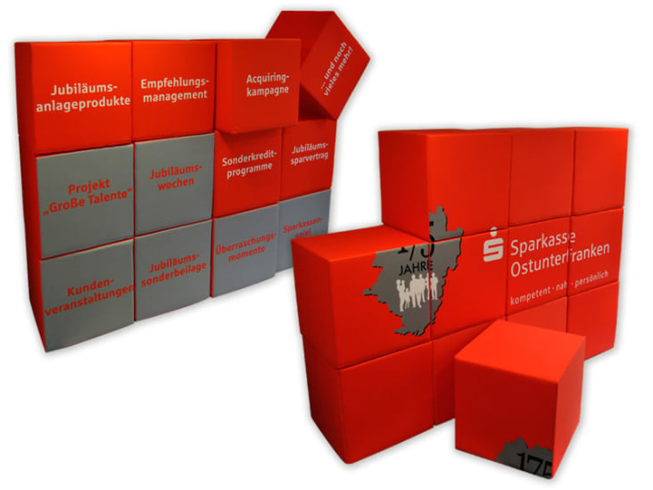 Sugar-Cube Puzzelwand – ideal für Messe und Indoor-Branding