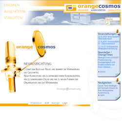 Website Orange Cosmos