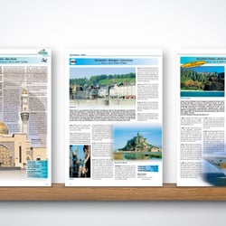 Reisekatalog für DTP Reisen – Reinzeichnung