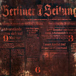 Wanduhrenmotiv: berliner zeitung