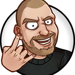 Eine Comic-Karikatur als Logo und Avatar für Lodin.