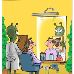 Alien Haircut