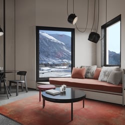 3D Visualisierung Apartmenthaus Frame in Andermatt