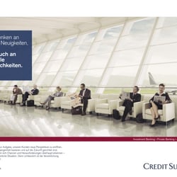Entwicklung von verschiedenen Printmotiven und TV-Spots für den Relaunch von Credit Suisse in 2006.  Agentur: McCann Erickson F