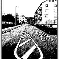 sw Strich-Grafik