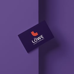 Corporate Design – Visitenkarte Löwe