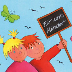 „Für uns Kinder“ Briefmarke