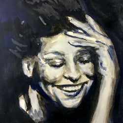 Gouache-Skizze