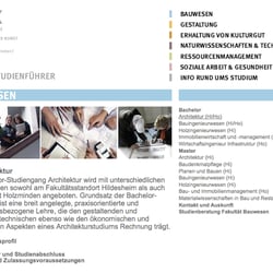 HAWK Onlinestudienführer, Folgeseiten