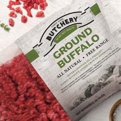 Ground Buffalo Beef Packaging