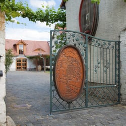 Das Weingut in Gleina.