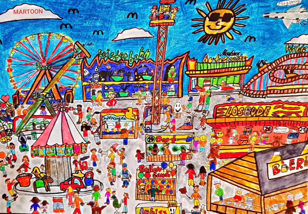 Meine Kirmes hat geöffnet, hereinspaziert und haben Sie viel Spass mit den Fahrgeschäften und Buden.