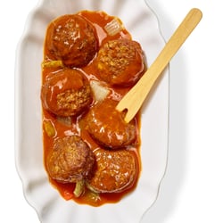 Foodshot und Packshot für Dreistern Hotbox Frikadelle Foodshot